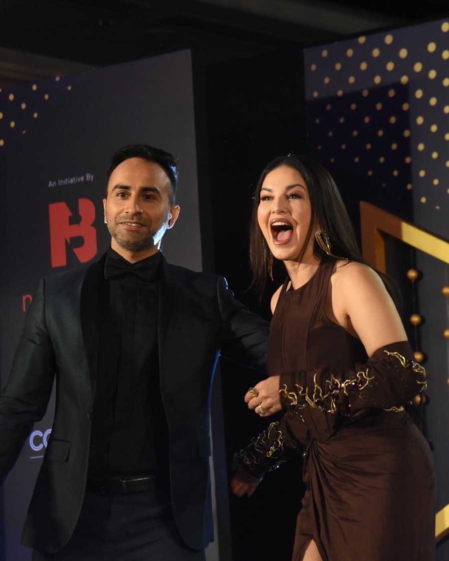 Arpit Sharma hosting an awards night in Mumbai