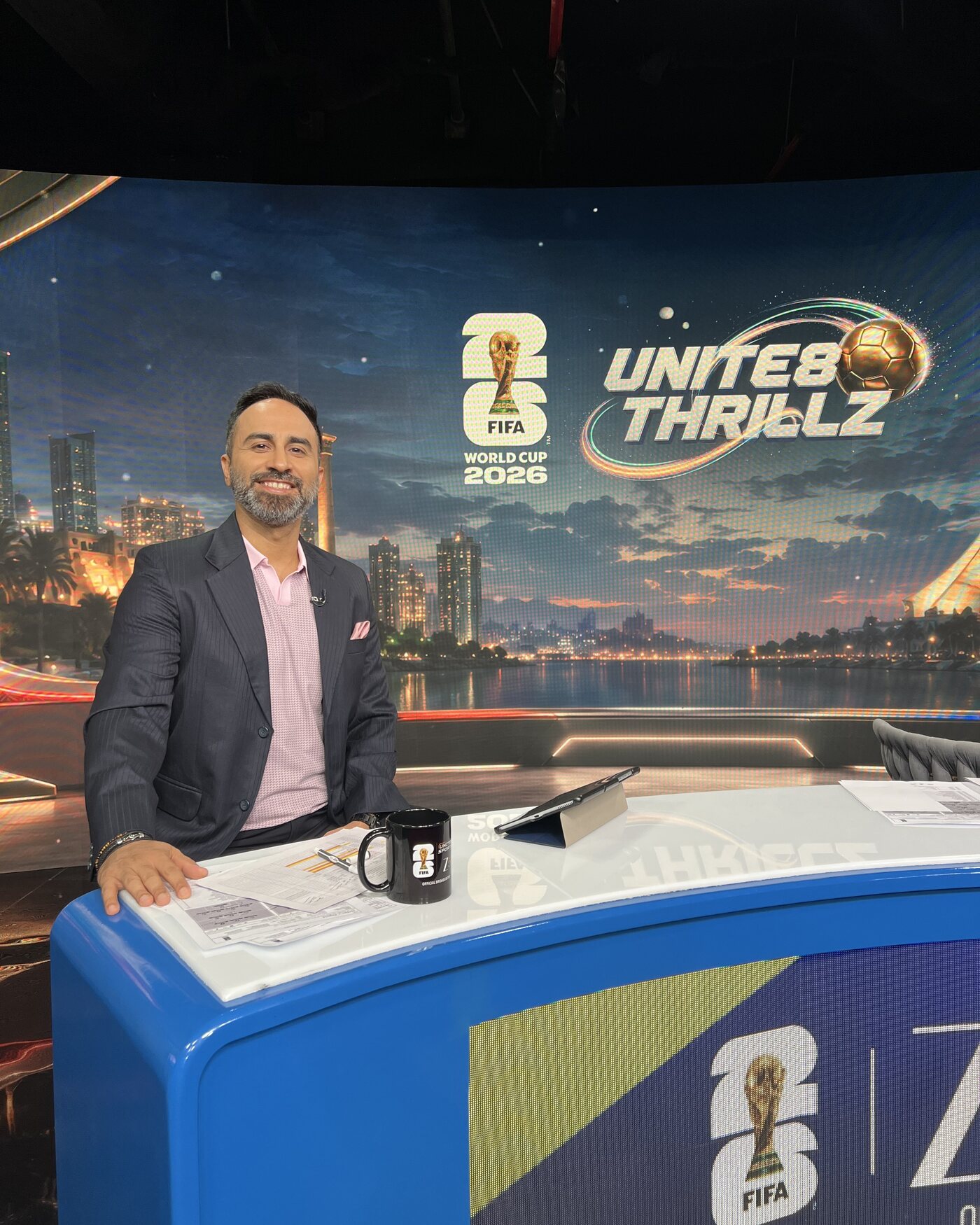 Arpit Sharma hosting the FIFA World Cup 2026 on the Zee network
